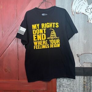 Grunt Style Black and Yellow Short Sleeve Tee large